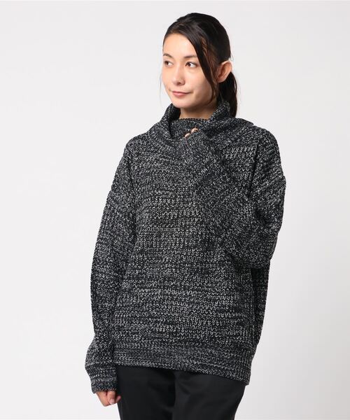 KOBE LETTUCE（コウベレタス）の「選べる2typeドロップショルダービッグシルエットシンプルニットトップス（ニット/セーター・レディース・グレー/ホワイト系その他2/ブラック系その他/ホワイト系その他/カーキ/ワインレッド/ブラック×ホワイト/キャメル/ブラック/アイボリー/ネイビー/ブルー系その他/スモークピンク/ブルー系その他3/レッド/ブルー系その他4/ピンクベージュ/その他2/ブラウン系その他2/レッド系その他2/ブルー系その他5/ホワイト系その他4/ベージュ系その他3/ブラウン系その他/ブルー系その他6/レッド系その他3/ブラック系その他4/ホワイト系その他3/ブラック系その他2/グリーン系その他/ベージュ系その他2/その他1/グレー系その他/グリーン系その他3/グリーン系その他2/パープル系その他2/パープル系その他/イエロー系その他/イエロー系その他2/ピンク系その他3/ピンク系その他2/イエロー系その他6/ブラック系その他3/イエロー系その他3/イエロー系その他4/パープル系その他3/グレー系その他5/グレー系その他4/イエロー系その他5/ホワイト系その他5/パープル系その他4/グリーン系その他5/グリーン系その他4/パープル系その他6/パープル系その他5/ブラウン系その他3/ブラウン系その他4/グレー系その他6/ピンク系その他4/ピンク系その他5/グレイッシュベージュ/グリーン系その他6/ダークオレンジ/オレンジ系その他/グリーン系その他7/その他/ミント/ピンク系1/ピンク系・ONE SIZE/FREE）」の10枚目の写真