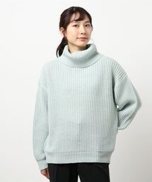 選べる2typeドロップショルダービッグシルエットシンプルニットトップス