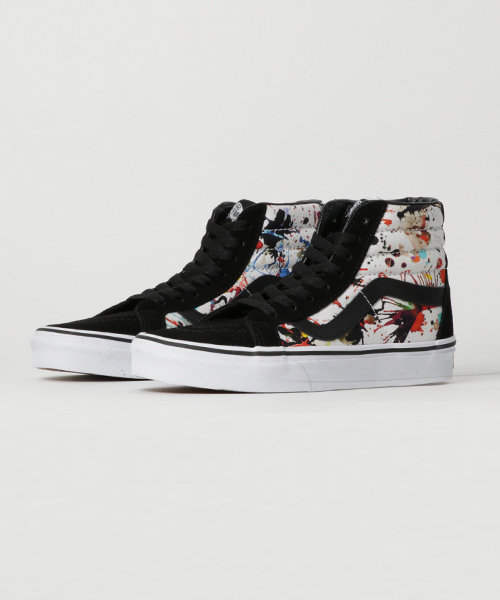 vans sk8 hi paint splatter