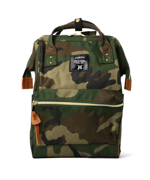 anello(アネロ)の「【anello】ポリエステルキャンバスバックパックS/アネロ(バックパック/リュック・レディース・ネイビー/ブラック/マルチ/キャメル・FREE)」の19枚目の写真