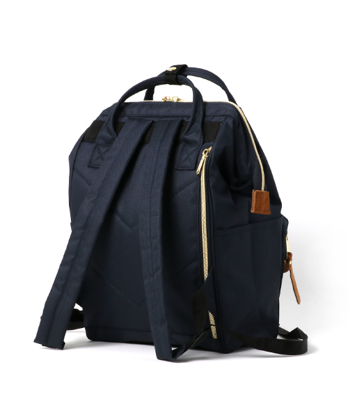 anello(アネロ)の「【anello】ポリエステルキャンバスバックパックS/アネロ(バックパック/リュック・レディース・ネイビー/ブラック/マルチ/キャメル・FREE)」の5枚目の写真