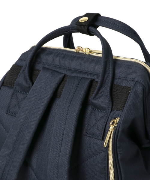anello(アネロ)の「【anello】ポリエステルキャンバスバックパックS/アネロ(バックパック/リュック・レディース・ネイビー/ブラック/マルチ/キャメル・FREE)」の8枚目の写真