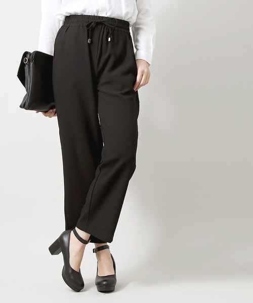 WEGO（ウィゴー）の「WEGO/アンクルワイドパンツ（その他パンツ・レディース・ブラック/ブラック系その他4/ブラック系その他/インディゴブルー/ベージュ/その他1・FREE）」の2枚目の写真