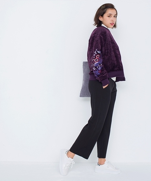 WEGO（ウィゴー）の「WEGO/アンクルワイドパンツ（その他パンツ・レディース・ブラック/ブラック系その他4/ブラック系その他/インディゴブルー/ベージュ/その他1・FREE）」の18枚目の写真