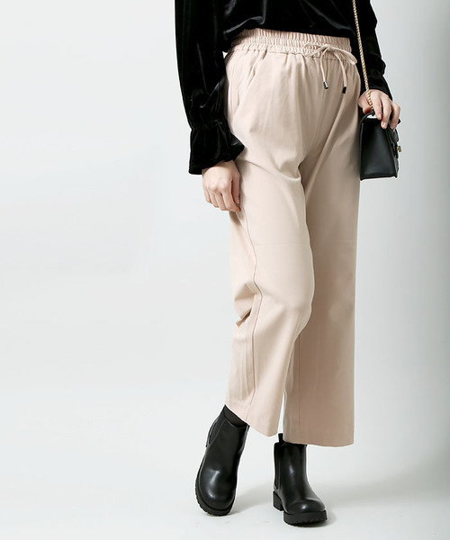 WEGO（ウィゴー）の「WEGO/アンクルワイドパンツ（その他パンツ・レディース・ブラック/ブラック系その他4/ブラック系その他/インディゴブルー/ベージュ/その他1・FREE）」の21枚目の写真