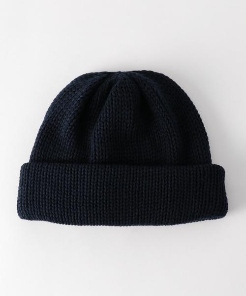 COMESANDGOES(カムズアンドゴーズ)の「<COMESANDGOES> STANDART KNIT/ニットキャップ □□ ◆(ニットキャップ/ビーニー・メンズ・ホワイト/ブラック/ダークグレー/ネイビー・FREE)」の4枚目の写真