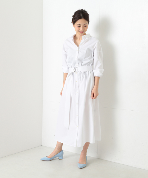 Demi Luxe Beams デミルクス ビームス の Demi Luxe Beams サイドステッチシャツワンピース シャツワンピース Wear