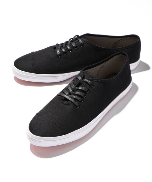 BEAUTY&YOUTH UNITED ARROWS（ビューティーアンドユースユナイテッドアローズ）の「BY ∴ ツイル キャップトゥー スニーカー（スニーカー・メンズ・ホワイト/ネイビー/ブラック/ライラック・9/10/7/8）」の3枚目の写真