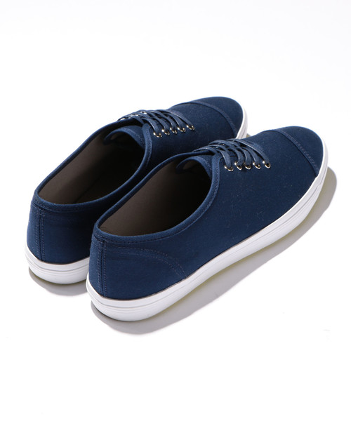 BEAUTY&YOUTH UNITED ARROWS（ビューティーアンドユースユナイテッドアローズ）の「BY ∴ ツイル キャップトゥー スニーカー（スニーカー・メンズ・ホワイト/ネイビー/ブラック/ライラック・9/10/7/8）」の16枚目の写真