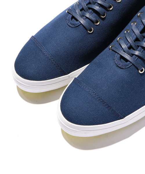 BEAUTY&YOUTH UNITED ARROWS（ビューティーアンドユースユナイテッドアローズ）の「BY ∴ ツイル キャップトゥー スニーカー（スニーカー・メンズ・ホワイト/ネイビー/ブラック/ライラック・9/10/7/8）」の17枚目の写真