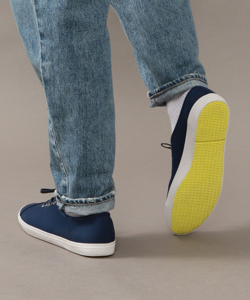 BEAUTY&YOUTH UNITED ARROWS（ビューティーアンドユースユナイテッドアローズ）の「BY ∴ ツイル キャップトゥー スニーカー（スニーカー・メンズ・ホワイト/ネイビー/ブラック/ライラック・9/10/7/8）」の19枚目の写真