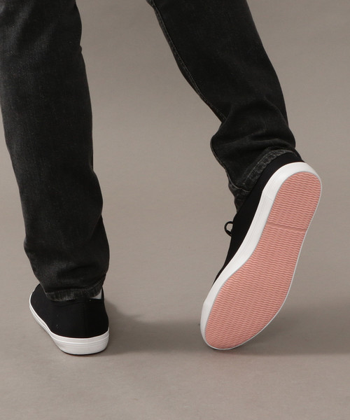 BEAUTY&YOUTH UNITED ARROWS（ビューティーアンドユースユナイテッドアローズ）の「BY ∴ ツイル キャップトゥー スニーカー（スニーカー・メンズ・ホワイト/ネイビー/ブラック/ライラック・9/10/7/8）」の9枚目の写真