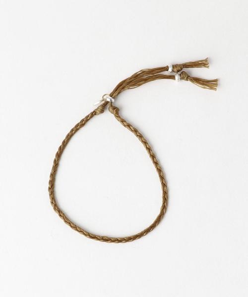 BEAUTY&YOUTH UNITED ARROWS（ビューティーアンドユースユナイテッドアローズ）の「【WEB限定】 by カラー コード ブレスレット ◆（ブレスレット・メンズ・ホワイト/ブラック/グレー/ブラウン/ダークブラウン/ピンク/レッド/オレンジ/イエロー/ケリー/ネイビー・フリー）」の6枚目の写真