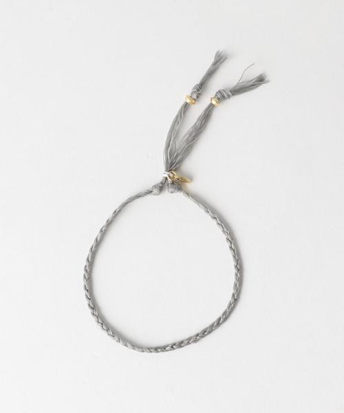 BEAUTY&YOUTH UNITED ARROWS（ビューティーアンドユースユナイテッドアローズ）の「【WEB限定】 by カラー コード ブレスレット ◆（ブレスレット・メンズ・ホワイト/ブラック/グレー/ブラウン/ダークブラウン/ピンク/レッド/オレンジ/イエロー/ケリー/ネイビー・フリー）」の4枚目の写真