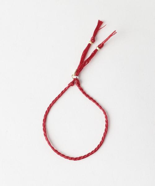 BEAUTY&YOUTH UNITED ARROWS（ビューティーアンドユースユナイテッドアローズ）の「【WEB限定】 by カラー コード ブレスレット ◆（ブレスレット・メンズ・ホワイト/ブラック/グレー/ブラウン/ダークブラウン/ピンク/レッド/オレンジ/イエロー/ケリー/ネイビー・フリー）」の10枚目の写真