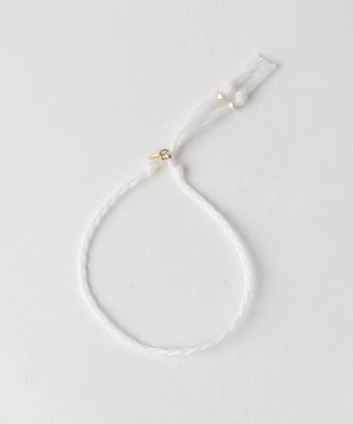 BEAUTY&YOUTH UNITED ARROWS（ビューティーアンドユースユナイテッドアローズ）の「【WEB限定】 by カラー コード ブレスレット ◆（ブレスレット・メンズ・ホワイト/ブラック/グレー/ブラウン/ダークブラウン/ピンク/レッド/オレンジ/イエロー/ケリー/ネイビー・フリー）」の2枚目の写真