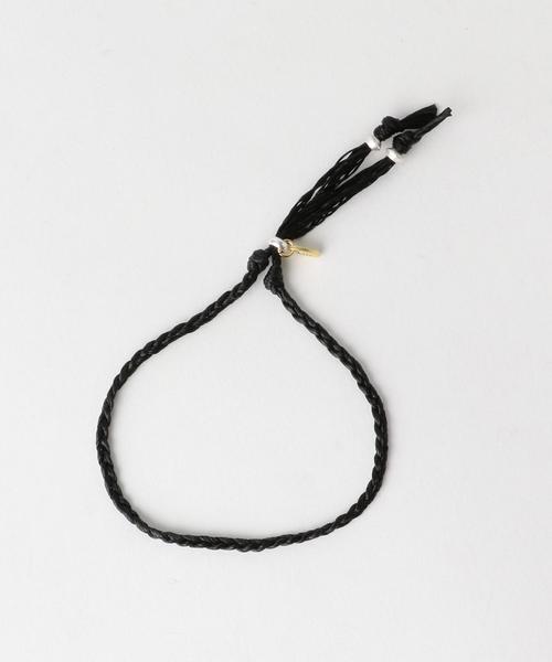 BEAUTY&YOUTH UNITED ARROWS（ビューティーアンドユースユナイテッドアローズ）の「【WEB限定】 by カラー コード ブレスレット ◆（ブレスレット・メンズ・ホワイト/ブラック/グレー/ブラウン/ダークブラウン/ピンク/レッド/オレンジ/イエロー/ケリー/ネイビー・フリー）」の3枚目の写真