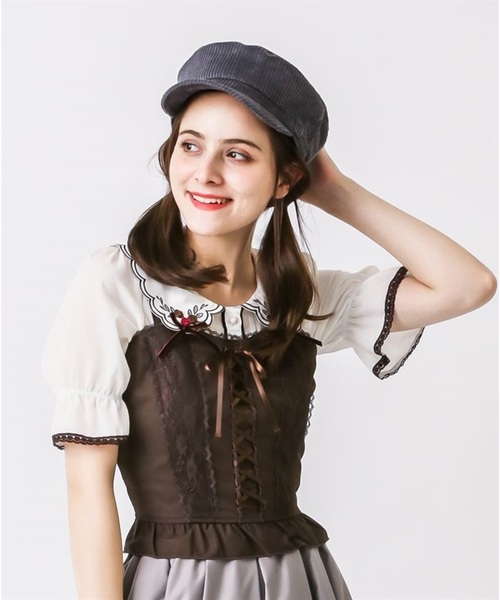 axes femme ポエティック ビスチェ風ベスト axes femme POETIQUE（アクシーズファムポエティック）の