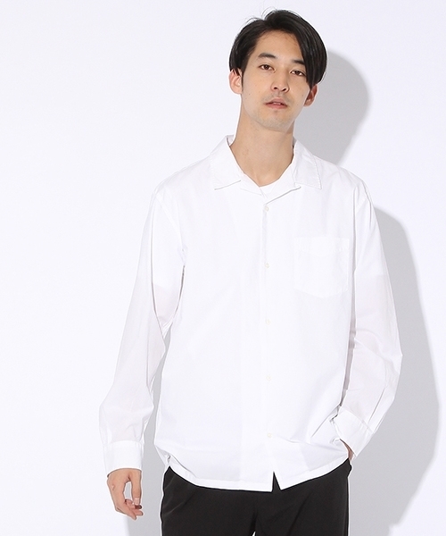 niko and...（ニコアンド）の「NタイプライターOCシャツ【niko and ...】（シャツ/ブラウス・メンズ・グリーン/ブラック/オレンジ/ホワイト・MEDIUM/LARGE）」の2枚目の写真