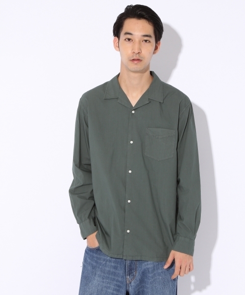 niko and...（ニコアンド）の「NタイプライターOCシャツ【niko and ...】（シャツ/ブラウス・メンズ・グリーン/ブラック/オレンジ/ホワイト・MEDIUM/LARGE）」の4枚目の写真