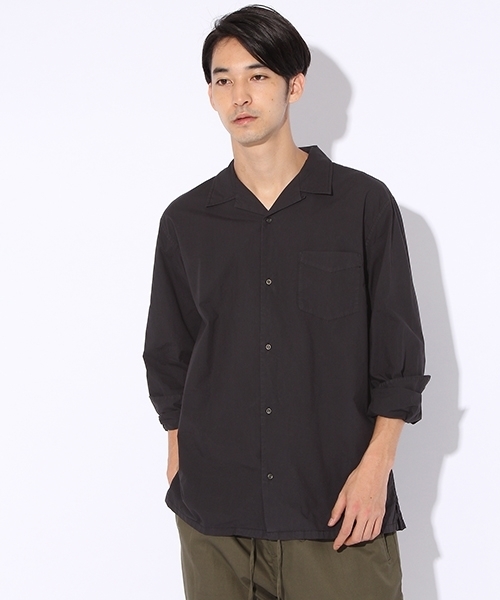 niko and...（ニコアンド）の「NタイプライターOCシャツ【niko and ...】（シャツ/ブラウス・メンズ・グリーン/ブラック/オレンジ/ホワイト・MEDIUM/LARGE）」の3枚目の写真