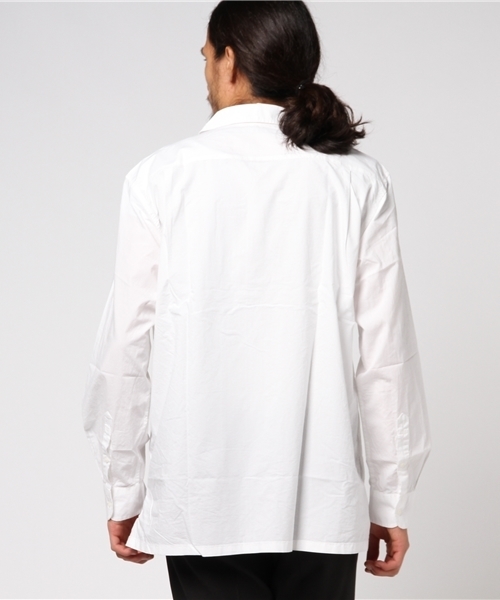 niko and...（ニコアンド）の「NタイプライターOCシャツ【niko and ...】（シャツ/ブラウス・メンズ・グリーン/ブラック/オレンジ/ホワイト・MEDIUM/LARGE）」の6枚目の写真