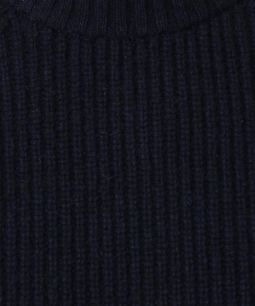 green label relaxing（グリーンレーベルリラクシング）の「SC ハミルトンラム 畦 クルーネック ニット ◆（ニット/セーター・メンズ・ベージュ/ネイビー/ターコイズブルー・X-LARGE/SMALL/LARGE/MEDIUM）」の8枚目の写真