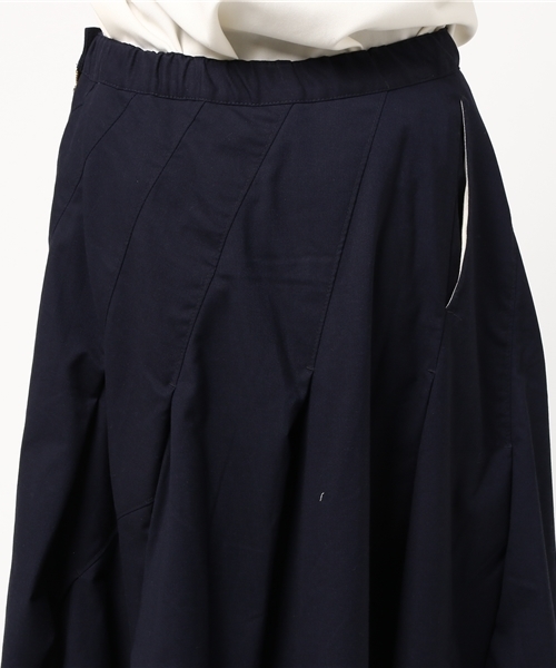 mercibeaucoup,（メルシーボークー）の「Ｂ：ストレッチツイル（スカート・レディース・ネイビー/ダークグレー・0/01/02）」の8枚目の写真