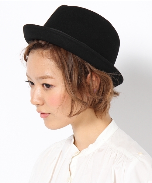 CIAOPANIC（チャオパニック）の「フェルトハット（ハット・レディース・ブラック/キャメル/ワインレッド・FREE）」の9枚目の写真
