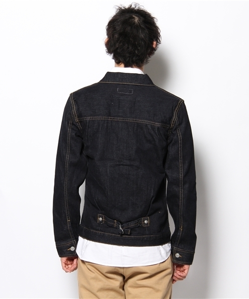 WEGO（ウィゴー）の「WEGO/ヴィンテージGジャン（デニムジャケット・メンズ・インディゴブルー/ダークインディゴブルー・MEDIUM/LARGE）」の5枚目の写真