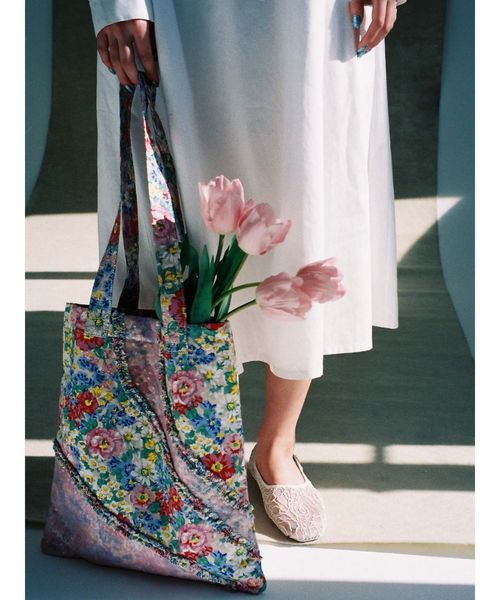 merry jenny（メリージェニー）の「刺繍フラットシューズ（その他シューズ・レディース・ブラック/アイボリー/レッド・MEDIUM/LARGE）」の6枚目の写真