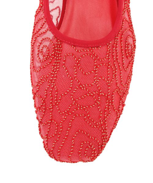 merry jenny（メリージェニー）の「刺繍フラットシューズ（その他シューズ・レディース・ブラック/アイボリー/レッド・MEDIUM/LARGE）」の13枚目の写真