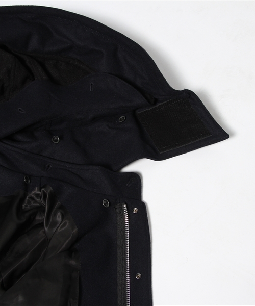 MIDWEST（ミッドウエスト）の「DIET  BUTCHER SLIM SKIN × MIDWEST別注 ショートモッズ メルトン（その他アウター・メンズ・ブラック/ネイビー・1/2）」の12枚目の写真