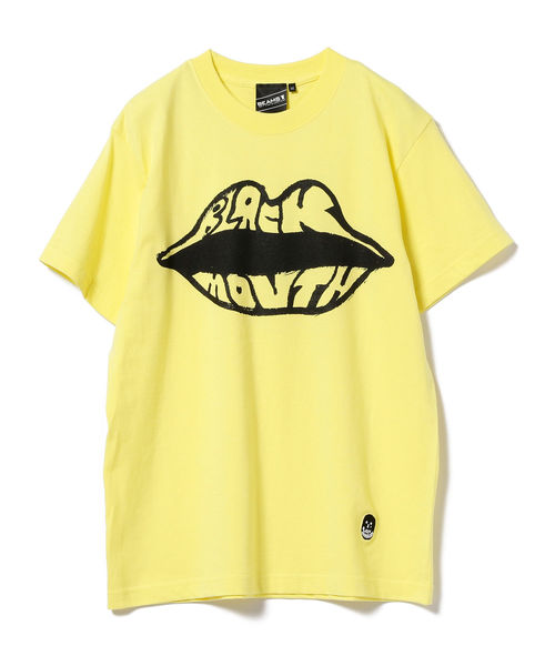 black humours(ブラックユーモア)の「BEAMS T/ Black Mouth Tee(Tシャツ/カットソー)」|イエロー
