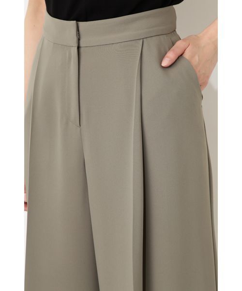 NATURAL BEAUTY BASIC（ナチュラルビューティーベーシック）の「◆ベネシャンワイドパンツ（その他パンツ・レディース・カーキ/ブラウン/ネイビー・MEDIUM/LARGE/SMALL/X-SMALL）」の7枚目の写真