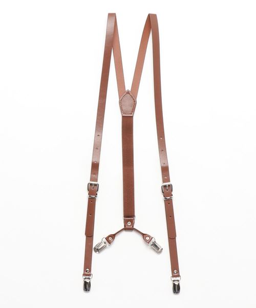 WEGO(ウィゴー)の「WEGO/フェイクレザーサスペンダー(サスペンダー・レディース・ブラック/ブラウン/キャメル・FREE)」の1枚目の写真