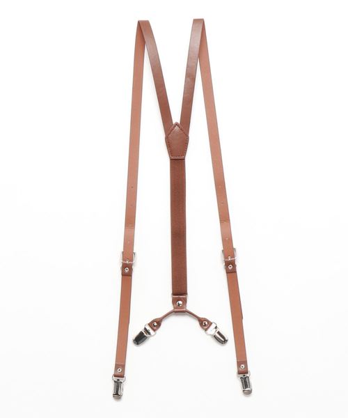 WEGO(ウィゴー)の「WEGO/フェイクレザーサスペンダー(サスペンダー・レディース・ブラック/ブラウン/キャメル・FREE)」の4枚目の写真