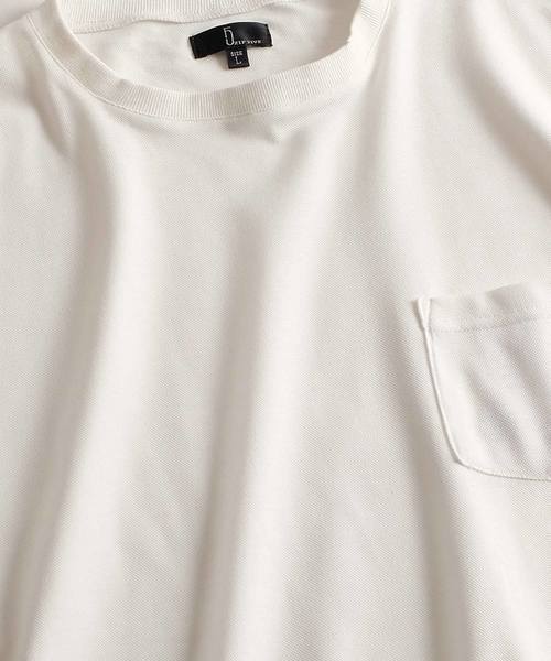 ZIP FIVE(ジップファイブ)の「鹿の子ドロップショルダービッグシルエットTEE(Tシャツ/カットソー・メンズ・ブラック/パープル/ネイビー/オフホワイト/カーキ/ライム/オレンジ・MEDIUM/LARGE/X-LARGE)」の20枚目の写真