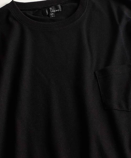 ZIP FIVE(ジップファイブ)の「鹿の子ドロップショルダービッグシルエットTEE(Tシャツ/カットソー・メンズ・ブラック/パープル/ネイビー/オフホワイト/カーキ/ライム/オレンジ・MEDIUM/LARGE/X-LARGE)」の21枚目の写真