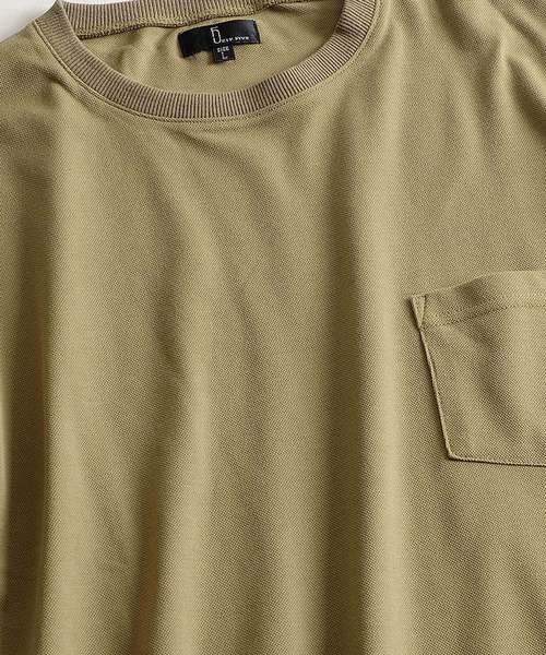 ZIP FIVE(ジップファイブ)の「鹿の子ドロップショルダービッグシルエットTEE(Tシャツ/カットソー・メンズ・ブラック/パープル/ネイビー/オフホワイト/カーキ/ライム/オレンジ・MEDIUM/LARGE/X-LARGE)」の22枚目の写真