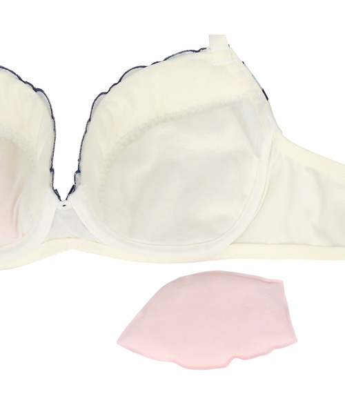 AMOSTYLE BY Triumph(アモスタイルバイトリンプ)の「夢みるブラ ブラ&ショーツセット【Eカップ】AMST1170 WHU + Hikini(ブラ&ショーツ・レディース・ホワイト/ピンク・E65/E70/E75)」の12枚目の写真