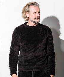 1PIU1UGUALE3 RELAX(ウノピゥウノウグァーレトレ)両面ボアフリースプルオーバー