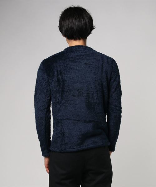 1piu1uguale3 RELAX（ウノピュウノウグァーレトレリラックス）の「1PIU1UGUALE3 RELAX(ウノピゥウノウグァーレトレ)両面ボアフリースプルオーバー（スウェット・メンズ・ブラック/グレー/ネイビー・SMALL/MEDIUM/LARGE/X-LARGE/XX-LARGE）」の5枚目の写真