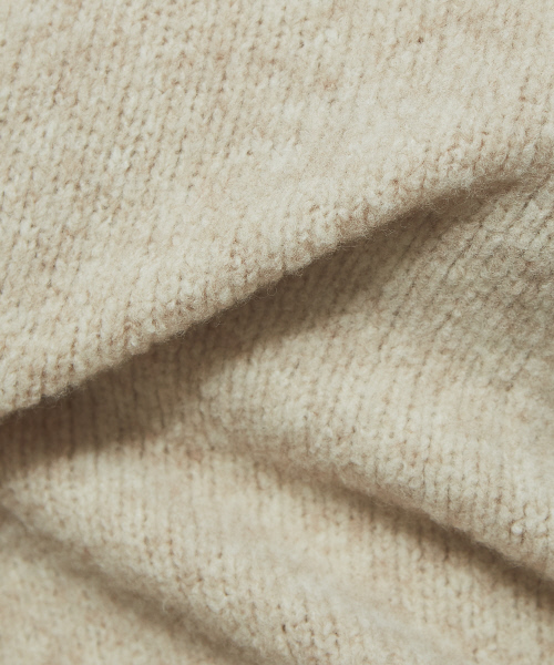 Abahouse Devinette(ドゥヴィネット)の「ウールタムストレッチプルオーバー(ニット/セーター・レディース・ダークブラウン/オレンジ/アイボリー・フリー)」の6枚目の写真