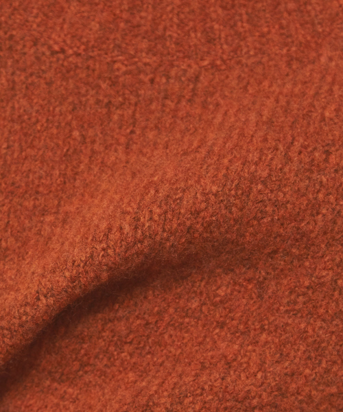 Abahouse Devinette(ドゥヴィネット)の「ウールタムストレッチプルオーバー(ニット/セーター・レディース・ダークブラウン/オレンジ/アイボリー・フリー)」の14枚目の写真