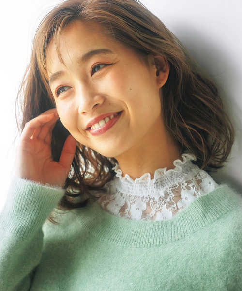 GeeRA(ジーラ)の「レース切替裏シャギープルオーバー(Tシャツ/カットソー・レディース・ブラック/グレー/ボルドー/オフホワイト/ブラウン・X-LARGE/SMALL/MEDIUM/LARGE)」の15枚目の写真