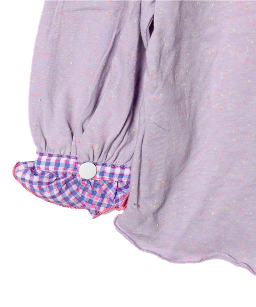 fafa（フェフェ）の「SASHA | トップス（Tシャツ/カットソー・キッズ・ブルー/ラベンダー・80/90/100）」の5枚目の写真