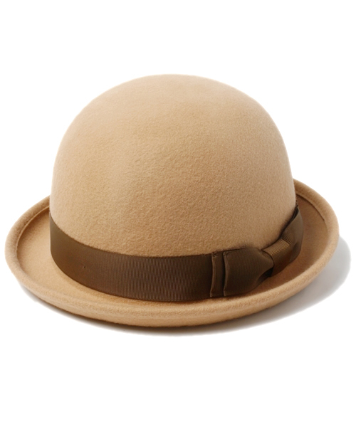 one after another NICE CLAUP(ワンアフターアナザーナイスクラップ)の「【ナイスクラップ】ポーラー帽(キャスケット・レディース・ベージュ/ボルドー/ブルー/ブラック・FREE)」の2枚目の写真