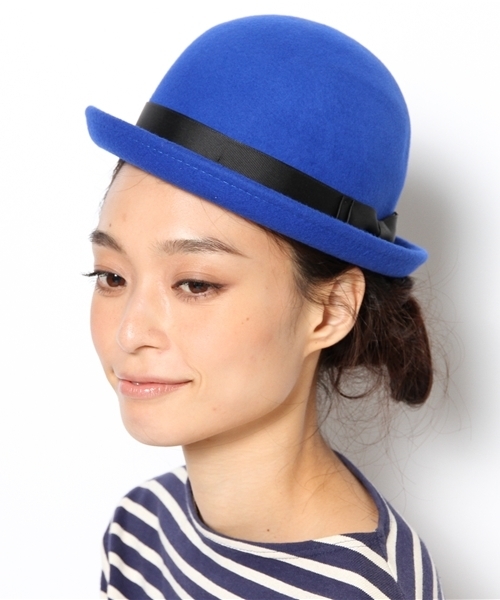 one after another NICE CLAUP(ワンアフターアナザーナイスクラップ)の「【ナイスクラップ】ポーラー帽(キャスケット・レディース・ベージュ/ボルドー/ブルー/ブラック・FREE)」の8枚目の写真