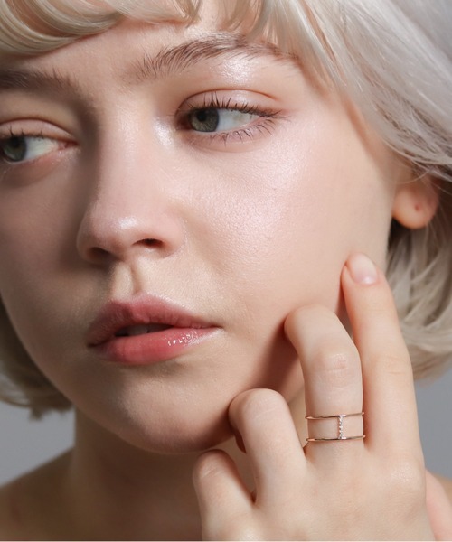 cui-cui（キュイキュイ）の「ダイヤモンド リング | K10YG 〈世界最小〉（リング・レディース・イエローゴールド・#13/#7/#9/#11）」の5枚目の写真